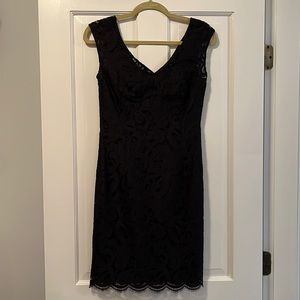 Lilly Pulitzer black lace dress (size 4)